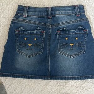 Girls Mini Boden Denim Skirt size 7-8y